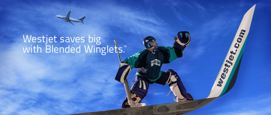 Westjet saves big with Blended Winglets.